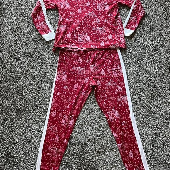 Victorias Secret Christmas Pajama Set, women's Size Large Cozy, Warm Pajamas - Picture 3 of 5